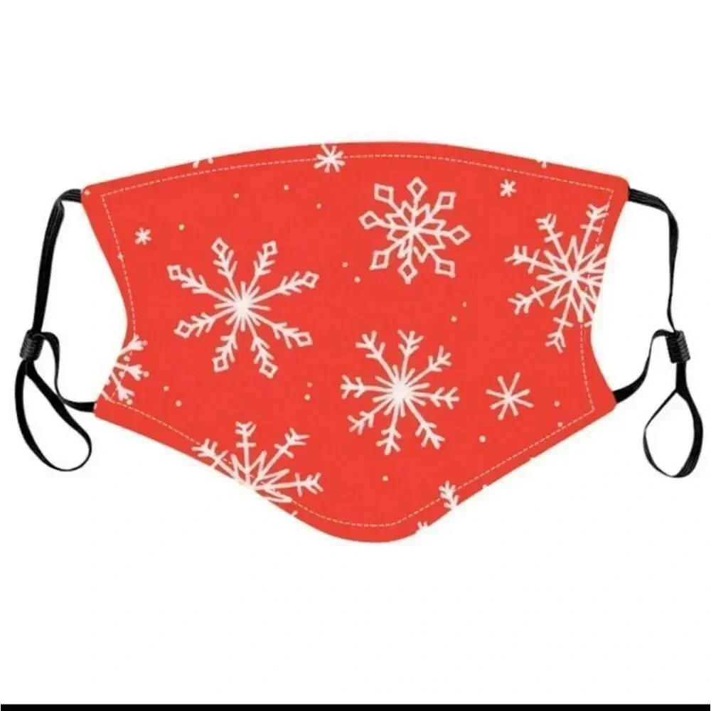 𝅺RED snow flake masks